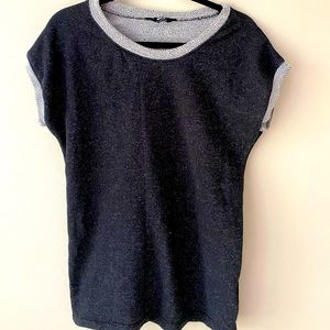 Black and Gray Loungewear Shirt